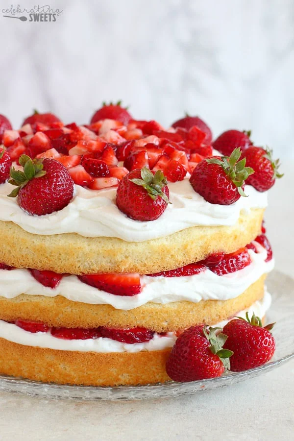 strawberry shortcake cake