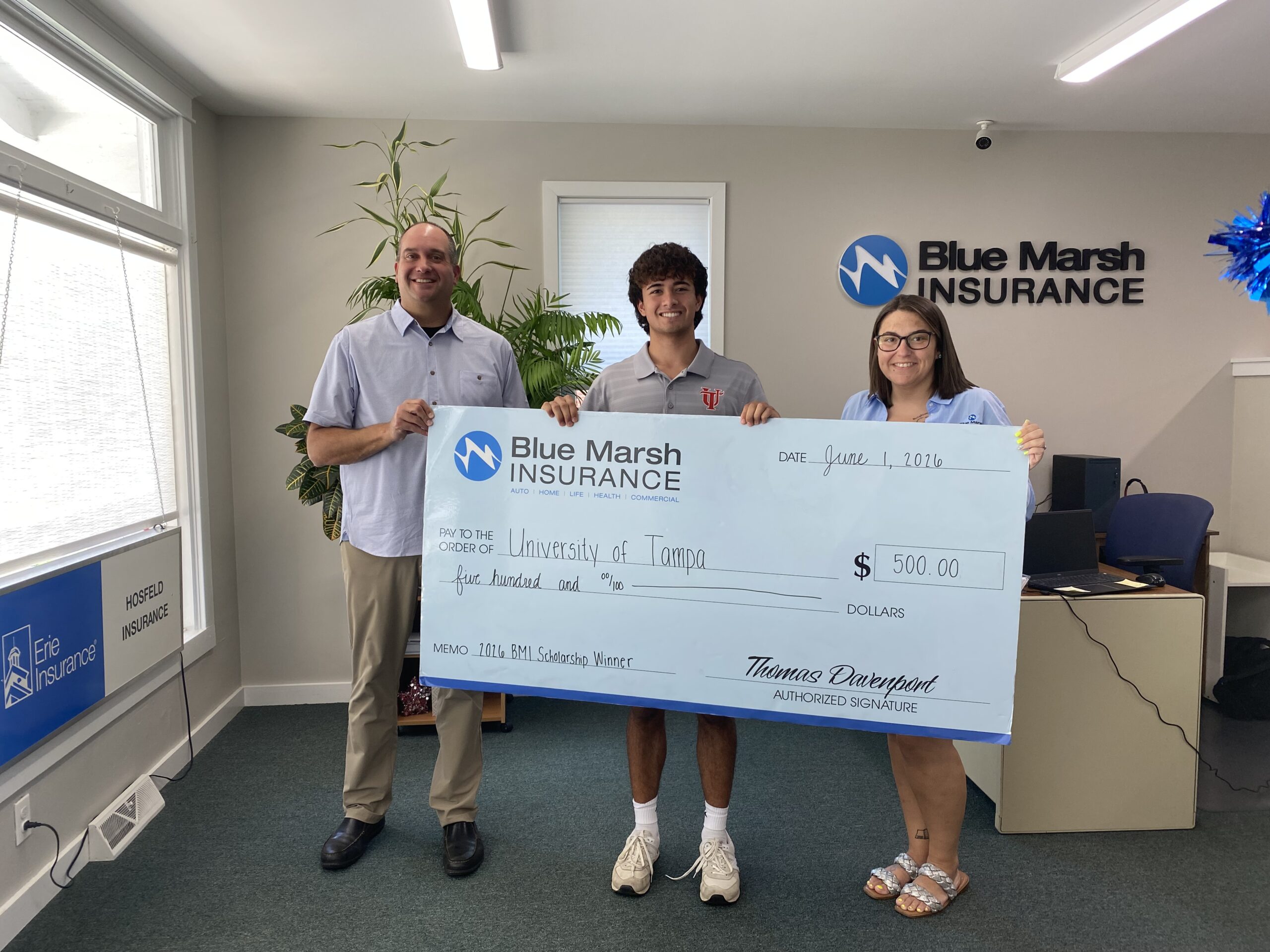 blue marsh scholarship winner 2026