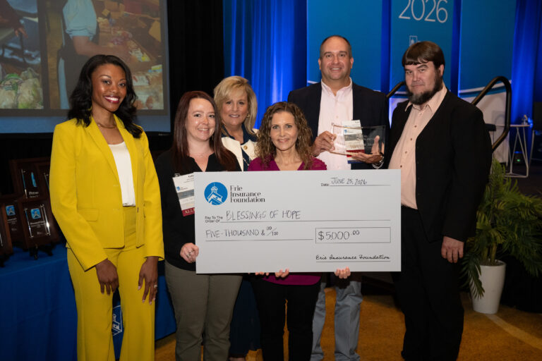 Blue Marsh Insurance Named Erie Insurance Giving Agency of the Year